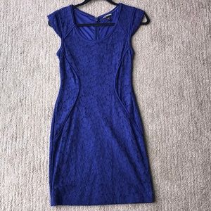 Express navy blue dress
